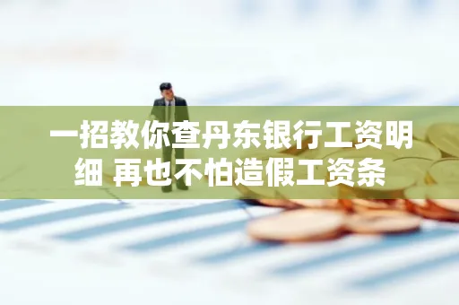 一招教你查丹东银行工资明细 再也不怕造假工资条