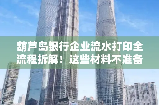 葫芦岛银行企业流水打印全流程拆解！这些材料不准备分分钟白跑一趟